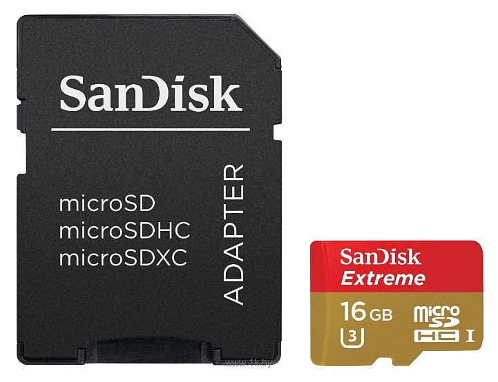 Фотографии Sandisk Extreme microSDHC Class 10 UHS Class 3 90MB/s 16GB
