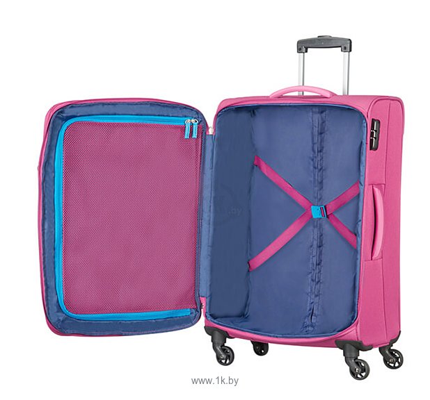 Фотографии American Tourister Powerup Exp Lightning Pink 66 см