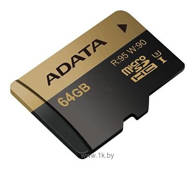 Фотографии ADATA XPG microSDXC Class 10 UHS-I U3 64GB + SD adapter