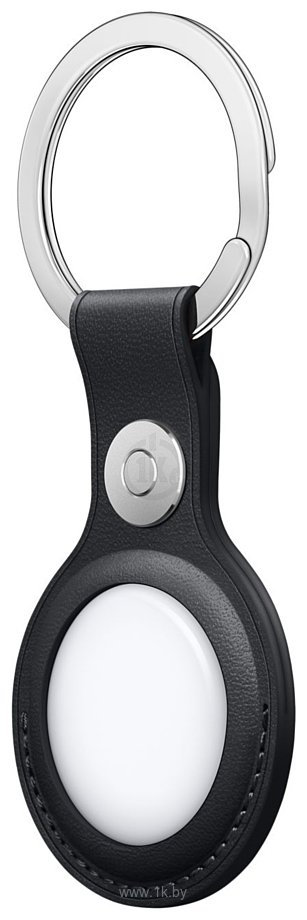 Фотографии Apple кожаный для AirTag с кольцом для ключей (темная ночь) MMF93