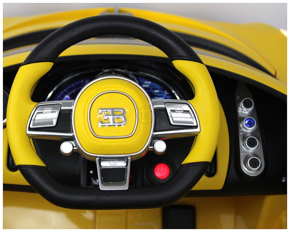 Фотографии RiverToys Bugatti Divo HL338 (желтый)