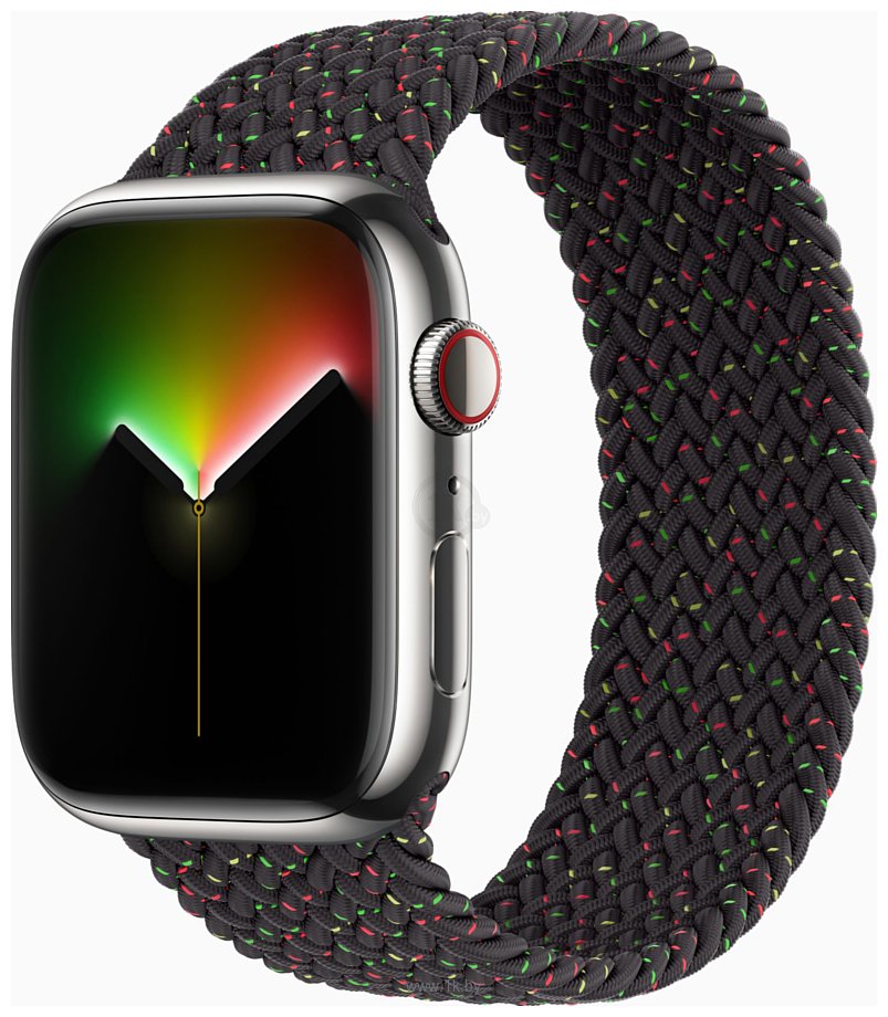 Фотографии Apple Watch Series 9 45 мм (стальной корпус, ремешок-пряжка)