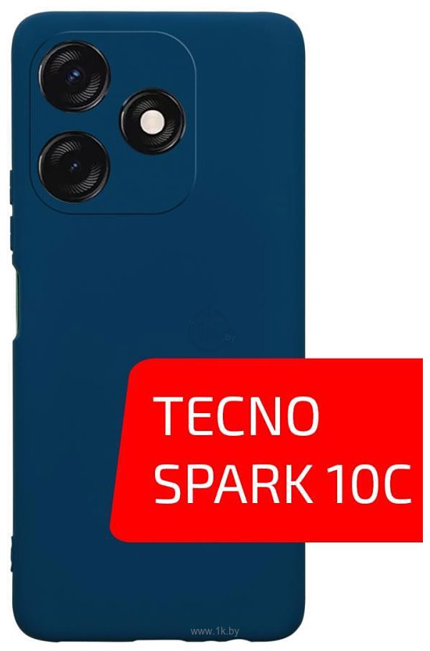 Фотографии Akami Matt TPU для TECNO Spark 10C (синий)