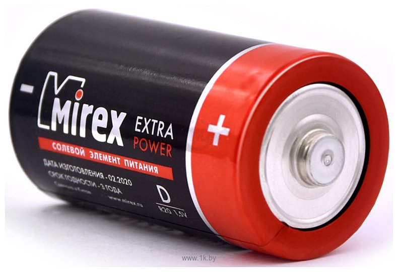 Фотографии Mirex Extra Power D R20 2 шт. (ER20-S2)