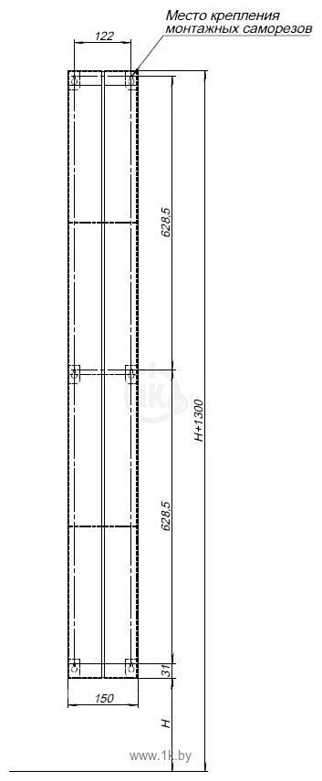 Фотографии Aquanet  Магнум H 326461 (белый матовый)