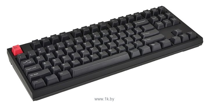 Фотографии WASD Keyboards V2 87-Key Doubleshot PBT black/Slate Mechanical Keyboard Cherry MX black black USB