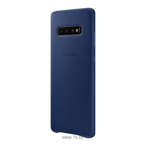 Фотографии Samsung Leather Cover для Samsung Galaxy S10 Plus (синий)