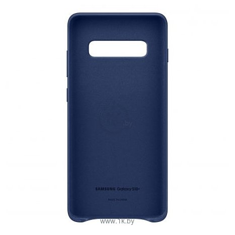 Фотографии Samsung Leather Cover для Samsung Galaxy S10 Plus (синий)