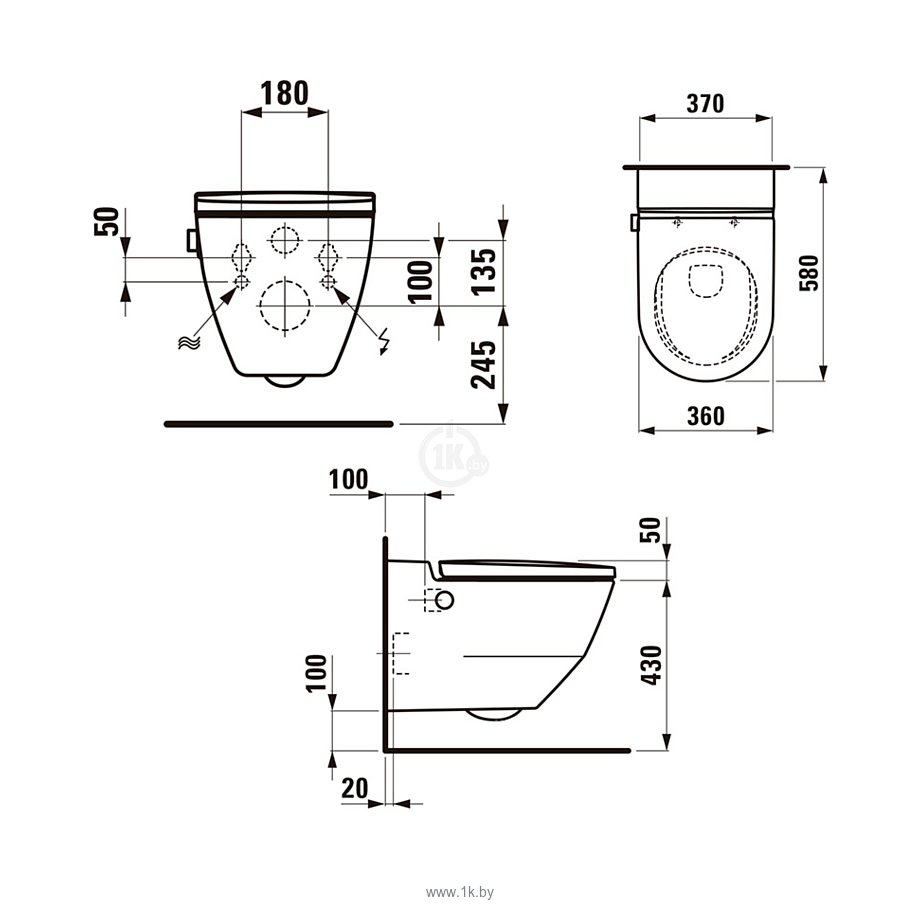 Фотографии Laufen Cleanet Navia Rimless 8206014000001