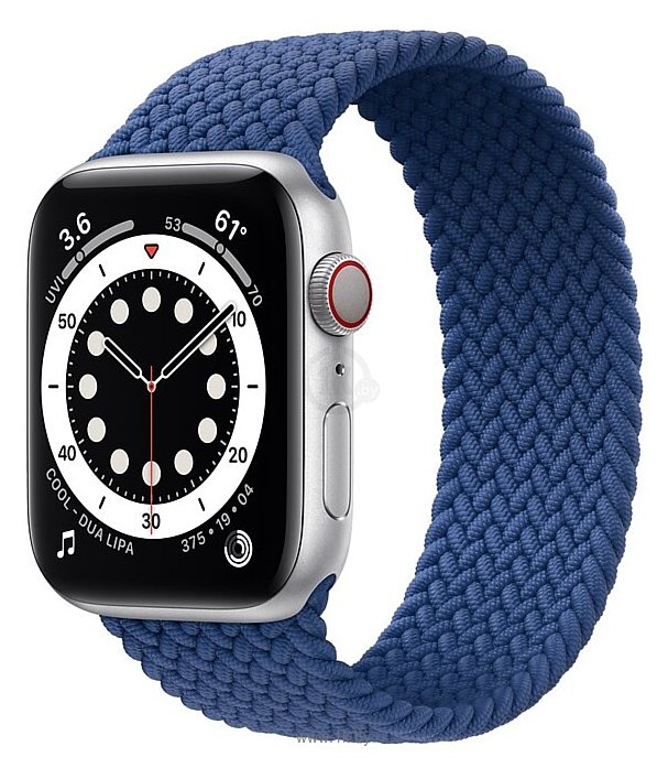 Фотографии Apple Watch Series 6 GPS + Cellular 44mm Aluminum Case with Braided Solo Loop