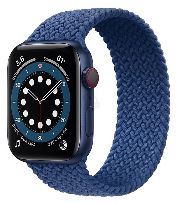 Фотографии Apple Watch Series 6 GPS + Cellular 44mm Aluminum Case with Braided Solo Loop