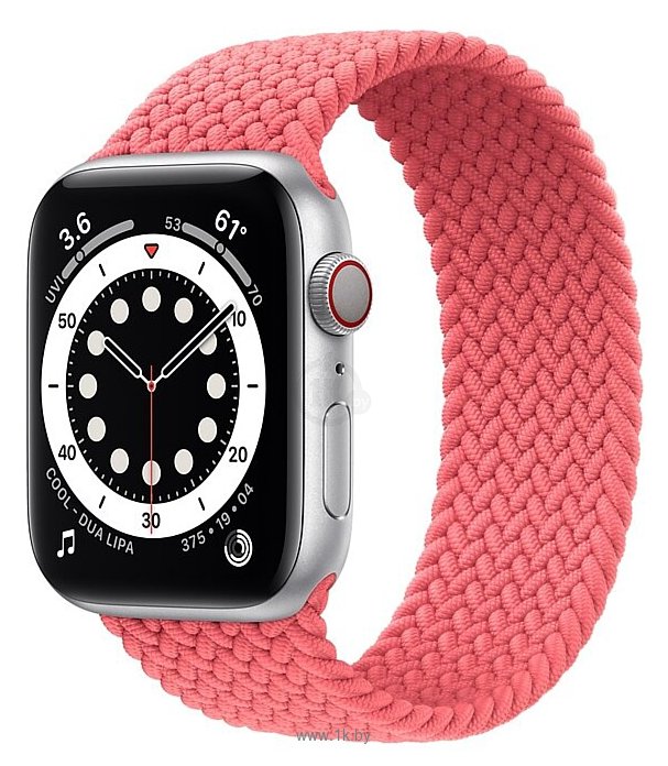 Фотографии Apple Watch Series 6 GPS + Cellular 44mm Aluminum Case with Braided Solo Loop