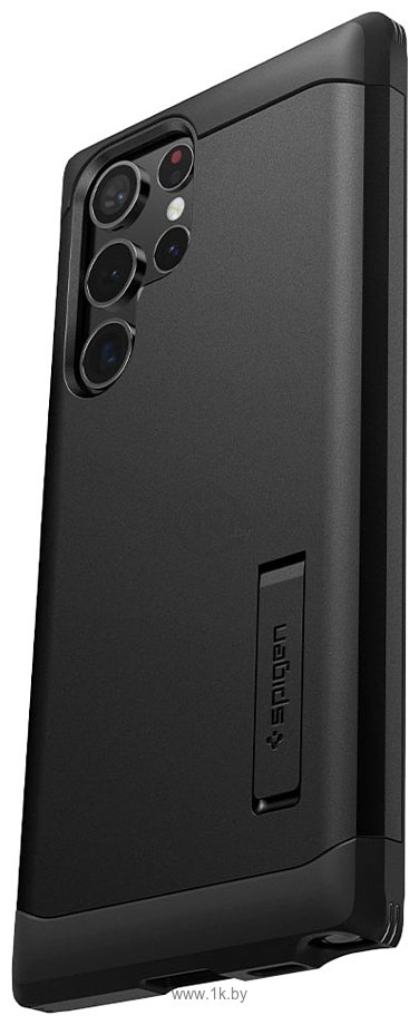 Фотографии Spigen Tough Armor для Galaxy S22 Ultra ACS03923 (черный)