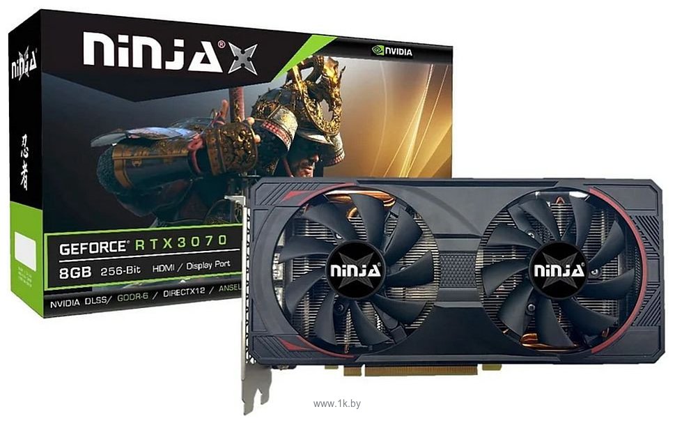 Фотографии Sinotex Ninja GeForce RTX 3070 8GB GDDR6 (NF307FG86F)