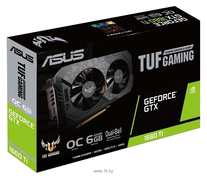 Фотографии ASUS GeForce GTX 1660 Ti TUF Gaming OC (TUF-GTX1660TI-O6G-GAMING)