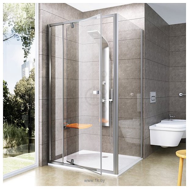 Фотографии Ravak Pivot PPS 90 (белый/прозрачное)