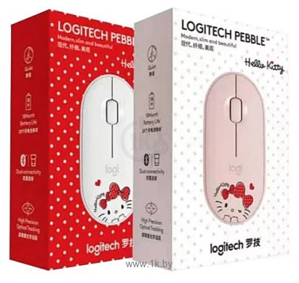 Фотографии Logitech M350 Pebble Hello Kitty white