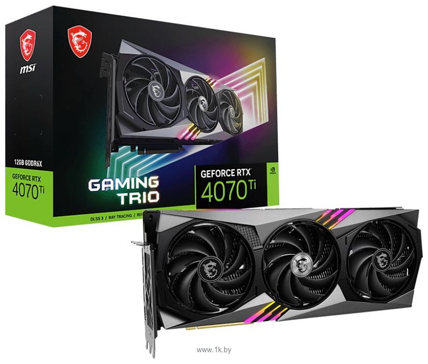 Фотографии MSI GeForce RTX 4070 Ti Gaming Trio 12G