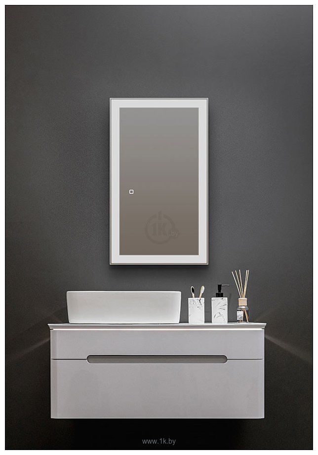 Фотографии Silver Mirrors  Hamburg Black 462x762 LED-00002669