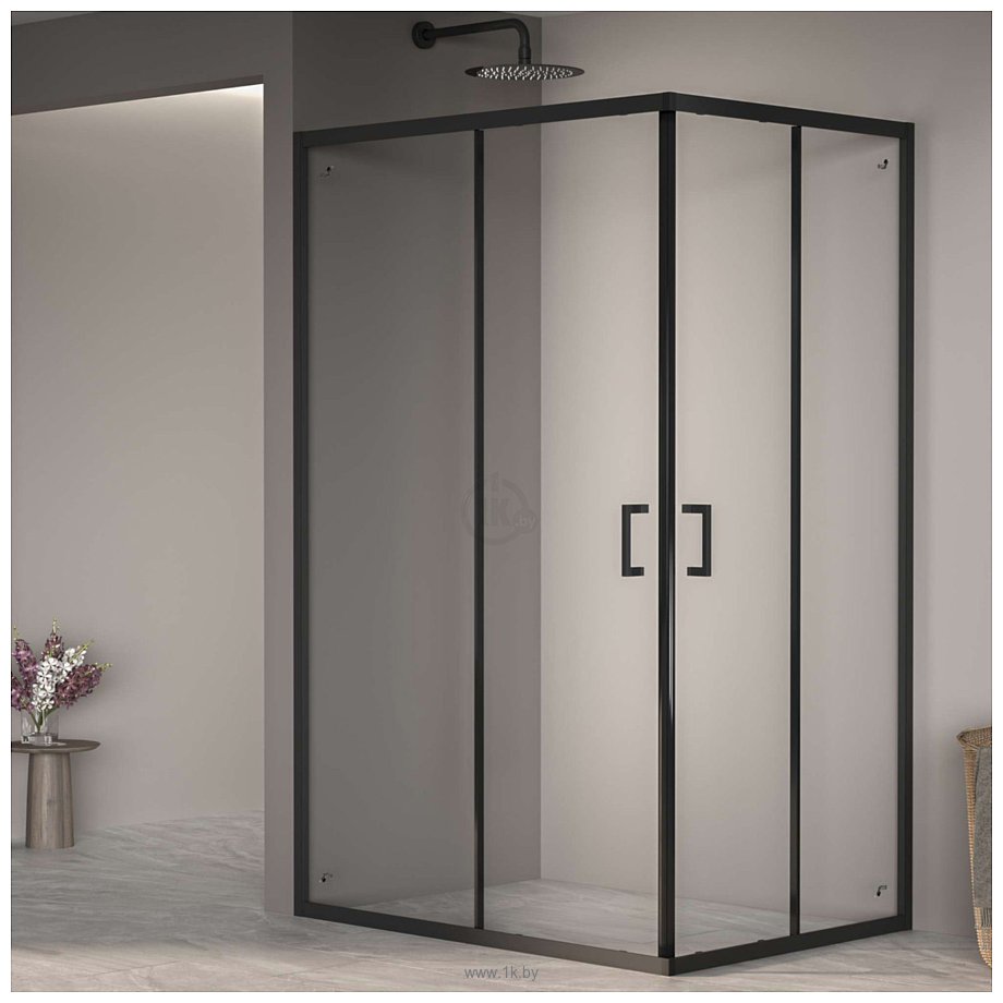 Фотографии RGW PA-040B 3508104092-14 90x120 (черный/прозрачное стекло)