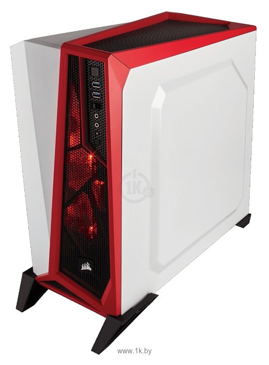 Фотографии Corsair Carbide Series SPEC-ALPHA White/red