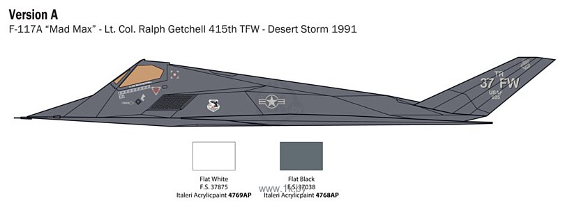 Фотографии Italeri 2750 F-117 A Nighthawk