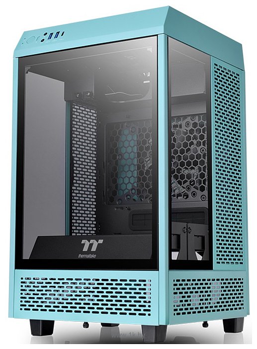 Фотографии Thermaltake The Tower 100 Mini Turquoise CA-1R3-00SBWN-00