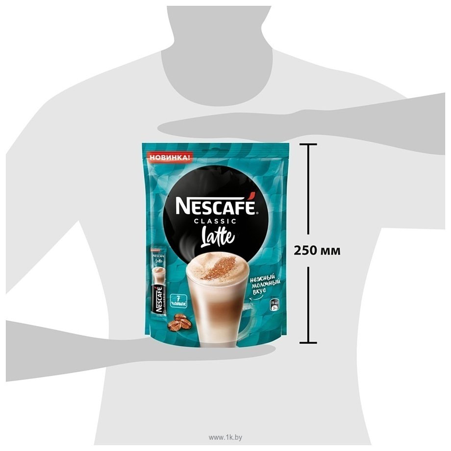Фотографии Nescafe Classic Latte растворимый 7x18 г