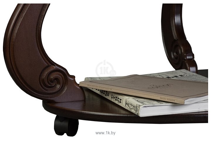 Фотографии Мебелик Овация М на колесах (темно-коричневый)