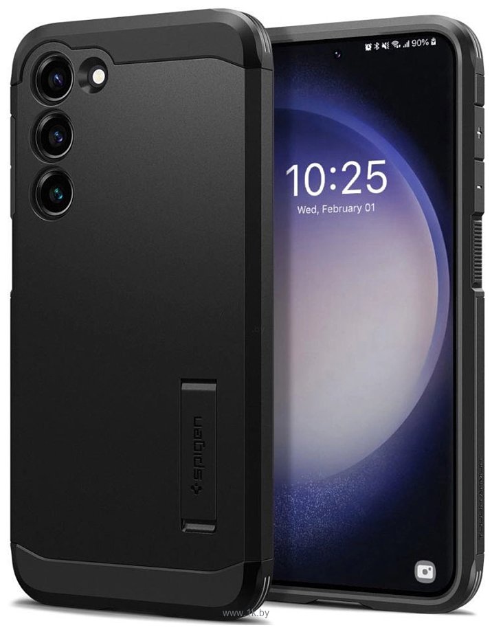 Фотографии Spigen Tough Armor для Galaxy S23 Plus ACS05672 (черный)