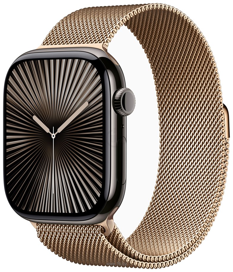 Фотографии Apple Watch Series 10 LTE 46 мм (титановый корпус, миланский ремешок)