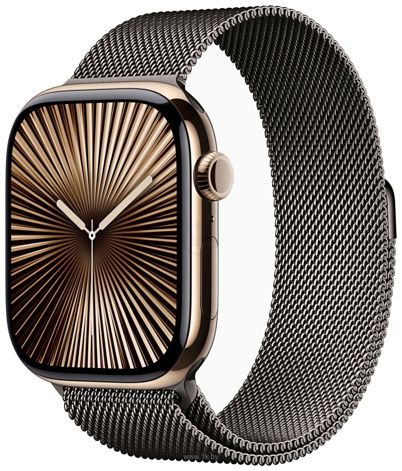 Фотографии Apple Watch Series 10 LTE 46 мм (титановый корпус, миланский ремешок)