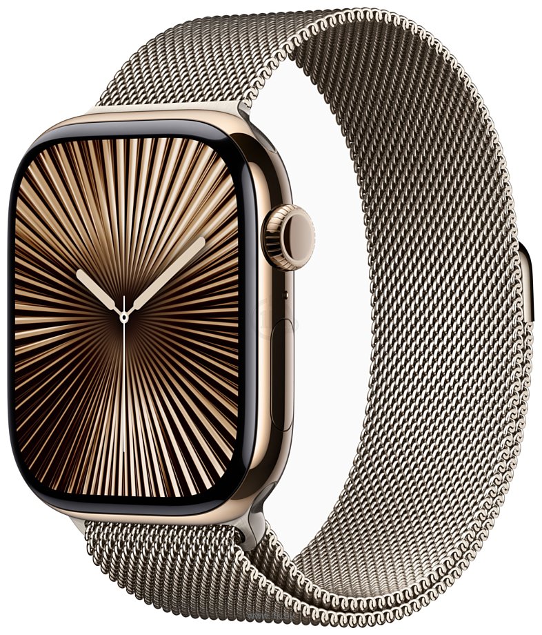 Фотографии Apple Watch Series 10 LTE 46 мм (титановый корпус, миланский ремешок)