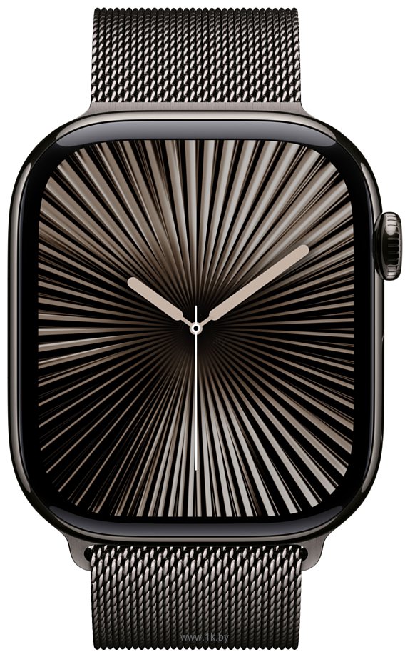 Фотографии Apple Watch Series 10 LTE 46 мм (титановый корпус, миланский ремешок)