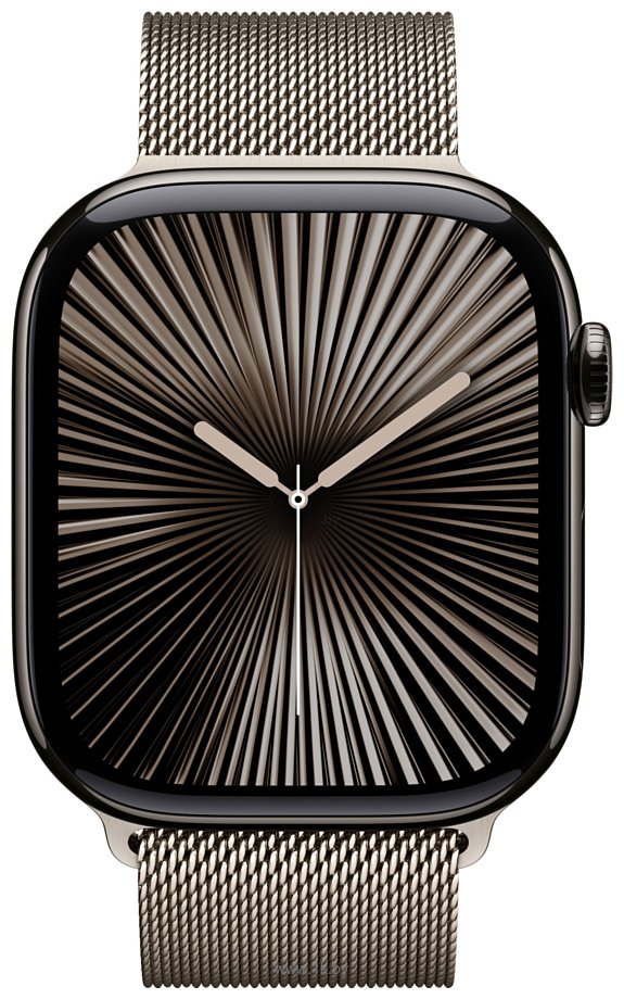 Фотографии Apple Watch Series 10 LTE 46 мм (титановый корпус, миланский ремешок)