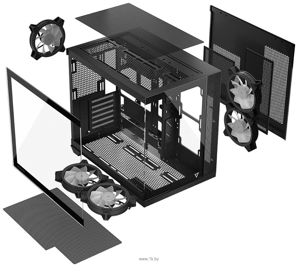Фотографии MODECOM Volcano Panorama Apex ARGB 5F Midi (темно-серый)