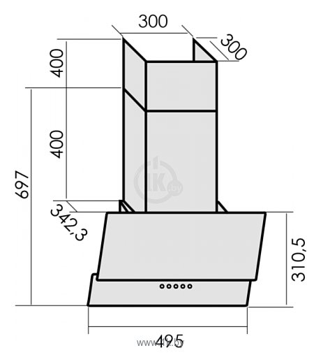 Фотографии MBS MERYTA 150 GLASS WHITE