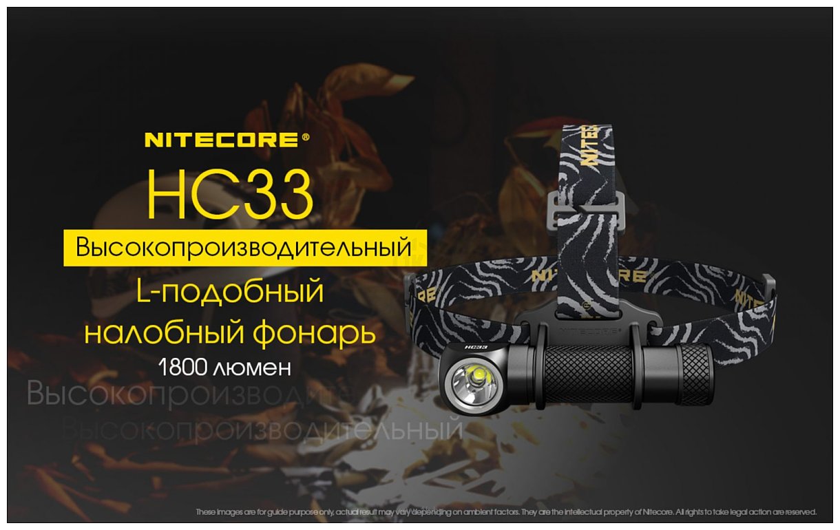 Фотографии Nitecore HC33 (черный)