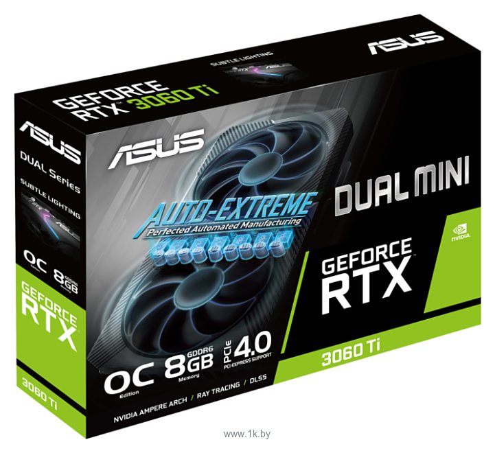 Фотографии ASUS DUAL GeForce RTX 3060 Ti MINI OC 8GB (DUAL-RTX3060TI-O8G-MINI)