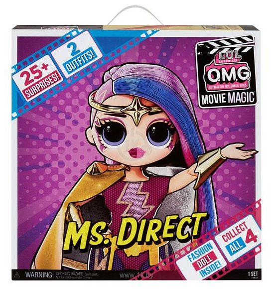 Фотографии L.O.L. Surprise! OMG Movie Magic Doll Ms.Direct 577904EUC