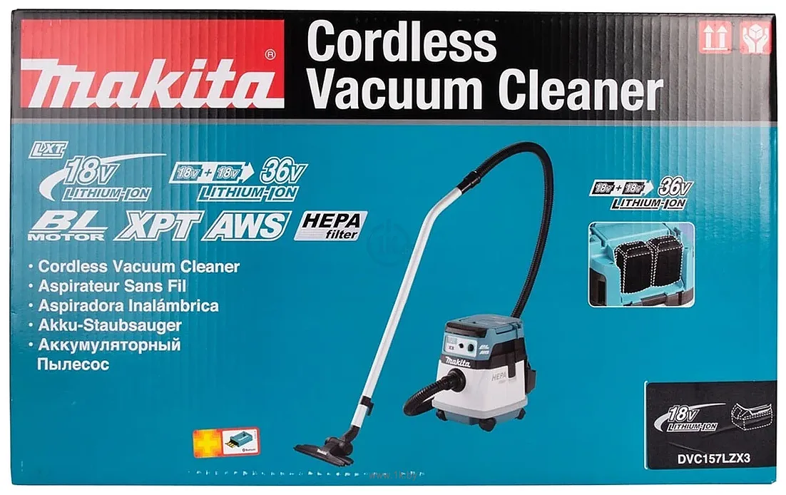 Фотографии Makita DVC157LZX3 (без аккумулятора)