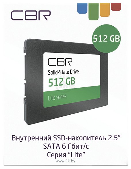 Фотографии CBR Lite 512GB SSD-512GB-2.5-LT22
