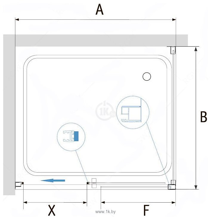 Фотографии RGW PA-76 35087640-11 140x100 (хром/прозрачное стекло)