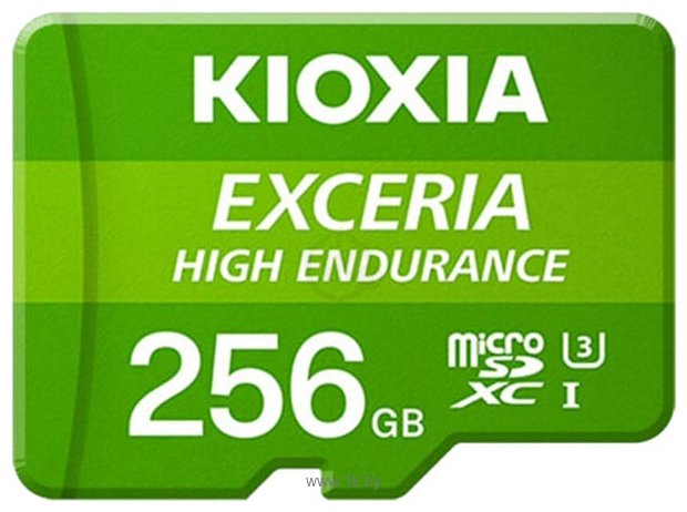 Фотографии Kioxia Exceria High Endurance microSDXC LMHE1G256GG2 256GB (с адаптером)