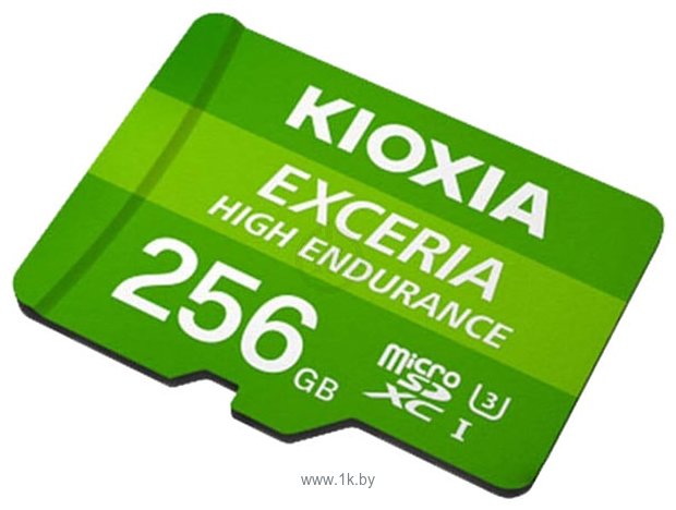 Фотографии Kioxia Exceria High Endurance microSDXC LMHE1G256GG2 256GB (с адаптером)