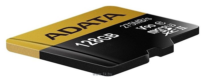 Фотографии ADATA Premier ONE microSDXC UHS-II U3 Class 10 128GB + SD adapter