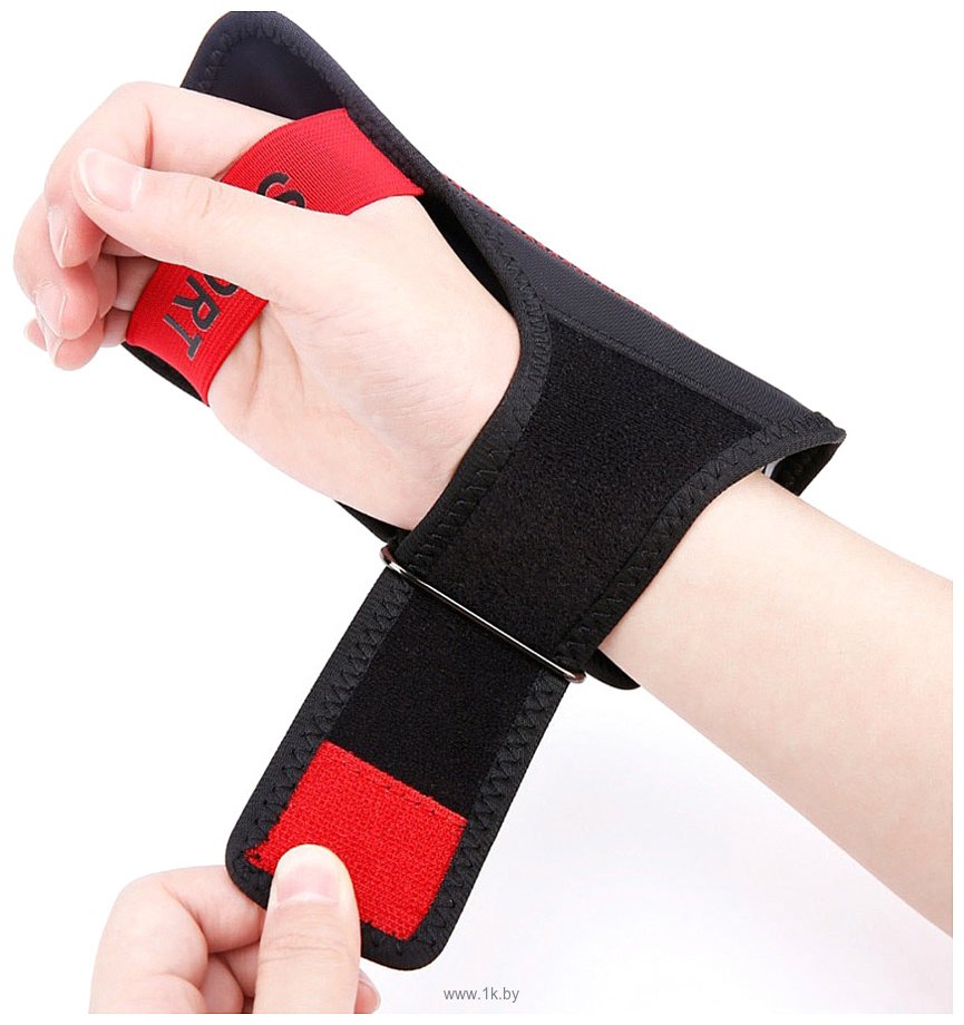 Фотографии Baseus Flexible Wristband (черный/красный)