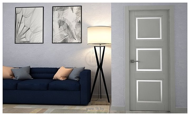 Фотографии Belwooddoors Аурум 3 60 см (стекло, эмаль, белый)