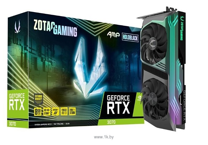 Фотографии ZOTAC RTX 3070 AMP Holo 8Gb (ZT-A30700F-10P)