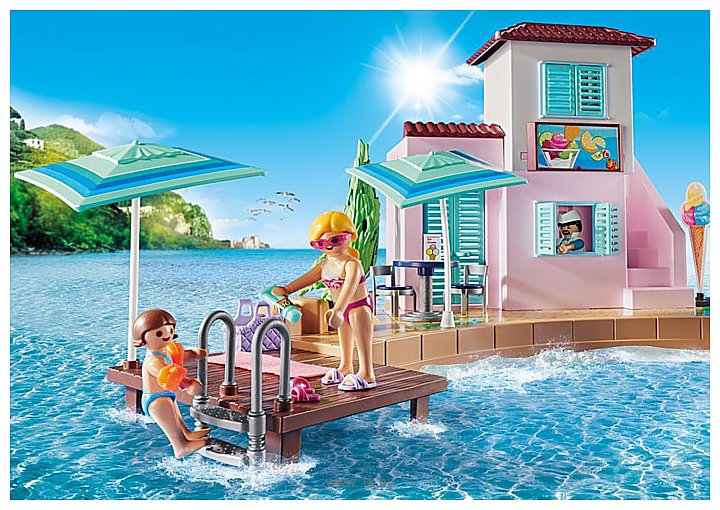 Фотографии Playmobil PM70279 Магазин мороженого на набережной